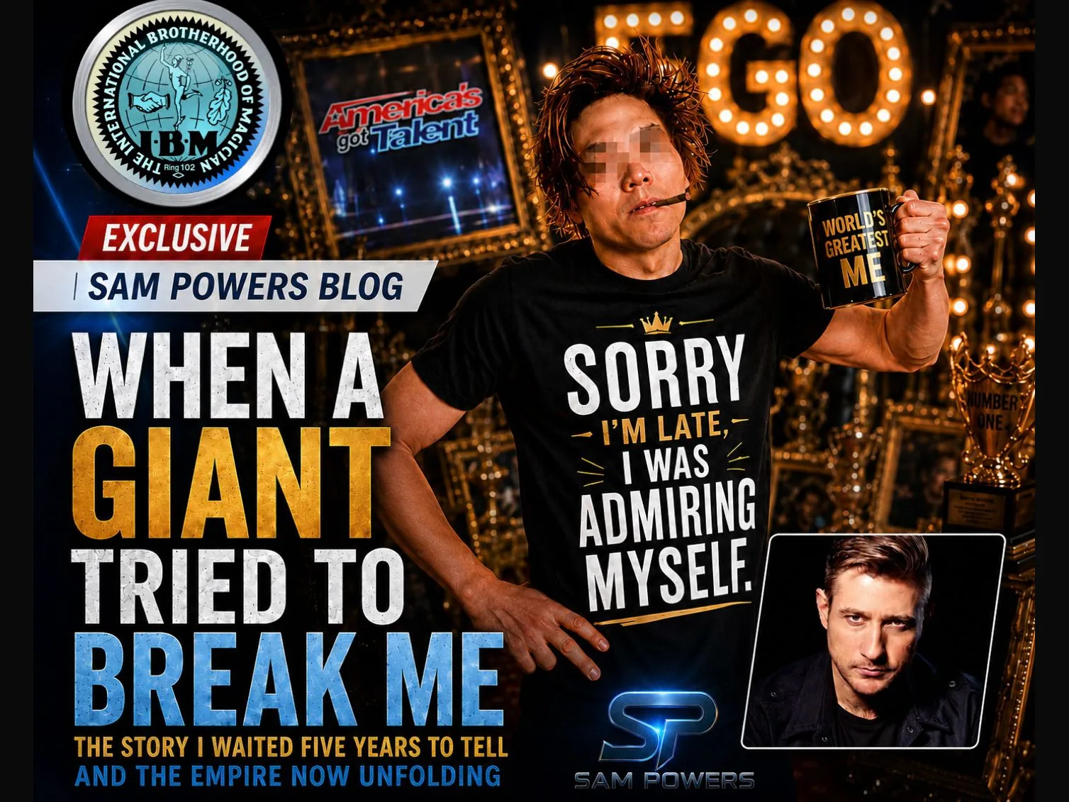 When a Giant Tried to Break Me — Sam Powers blog feature artwork