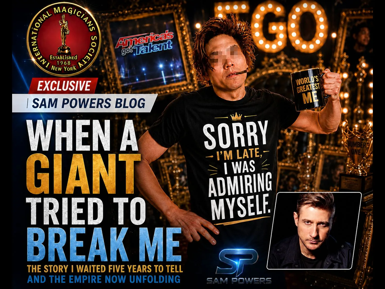 When a Giant Tried to Break Me — Sam Powers blog feature artwork